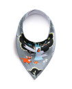 SET 4 Boys 5 Baby Bibs Bandana Handkerchief for Infant Drooling Teething Super Absorbent Bibs Age 0-24M